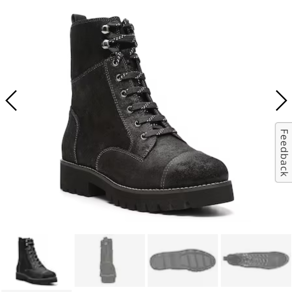 Donald Pliner Ease Black Boots